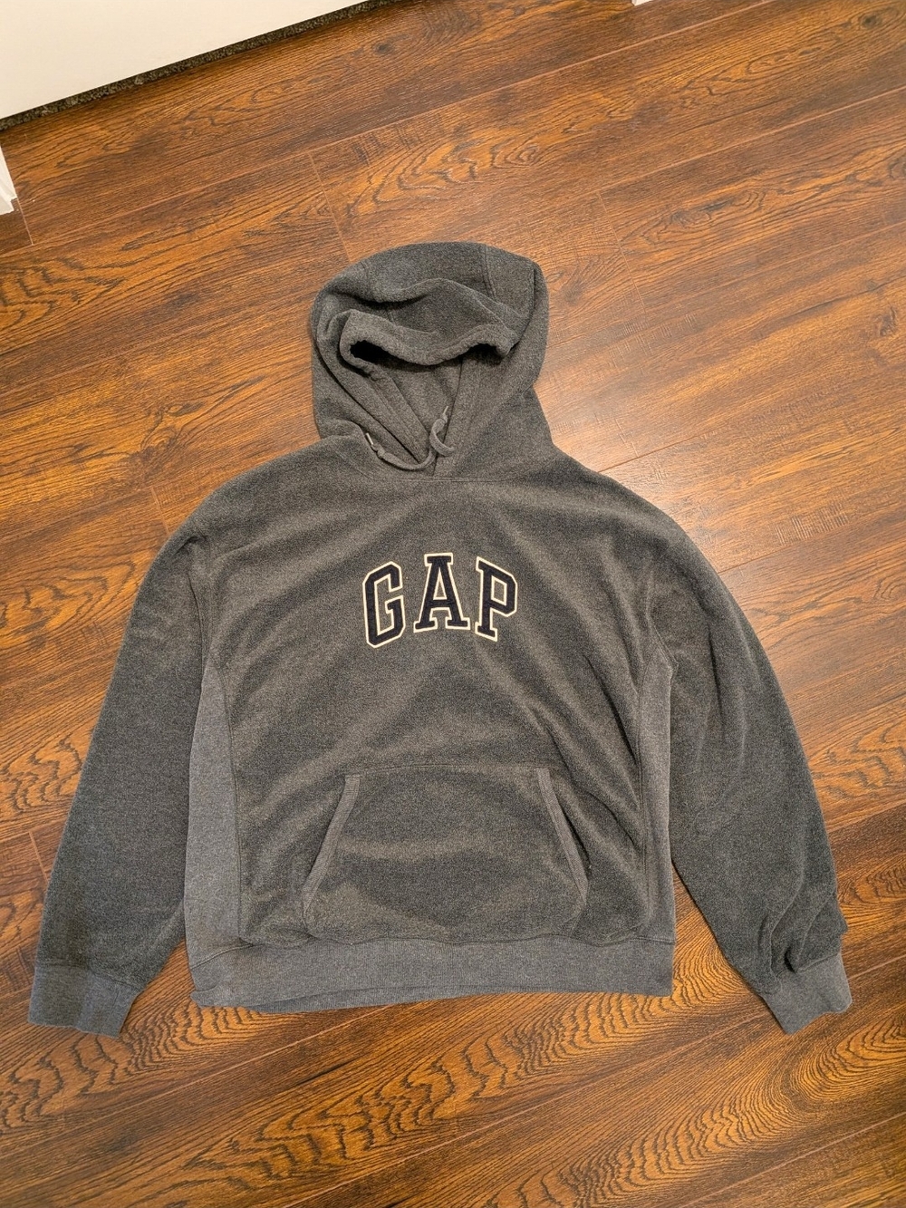 GAP Gray Pullover Hoodie with Logo